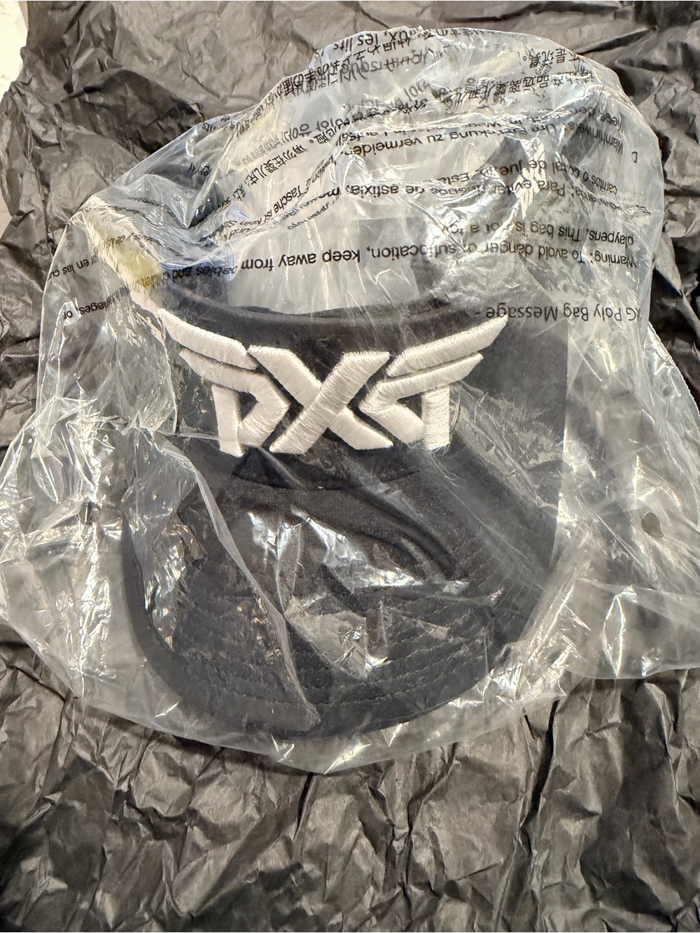 NEW! PXG Black golf Visor Cap with White Embroidered Logo